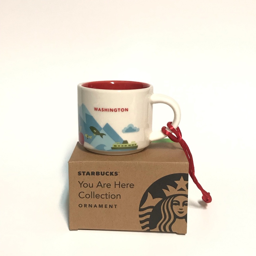 Starbucks WASHINGTON You Are Here Mini Mug 2 fl oz